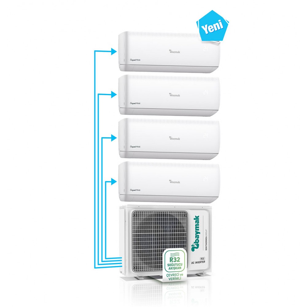 Baymak Elegant Prime Multi Klima 36Btu (Dış Ünite)