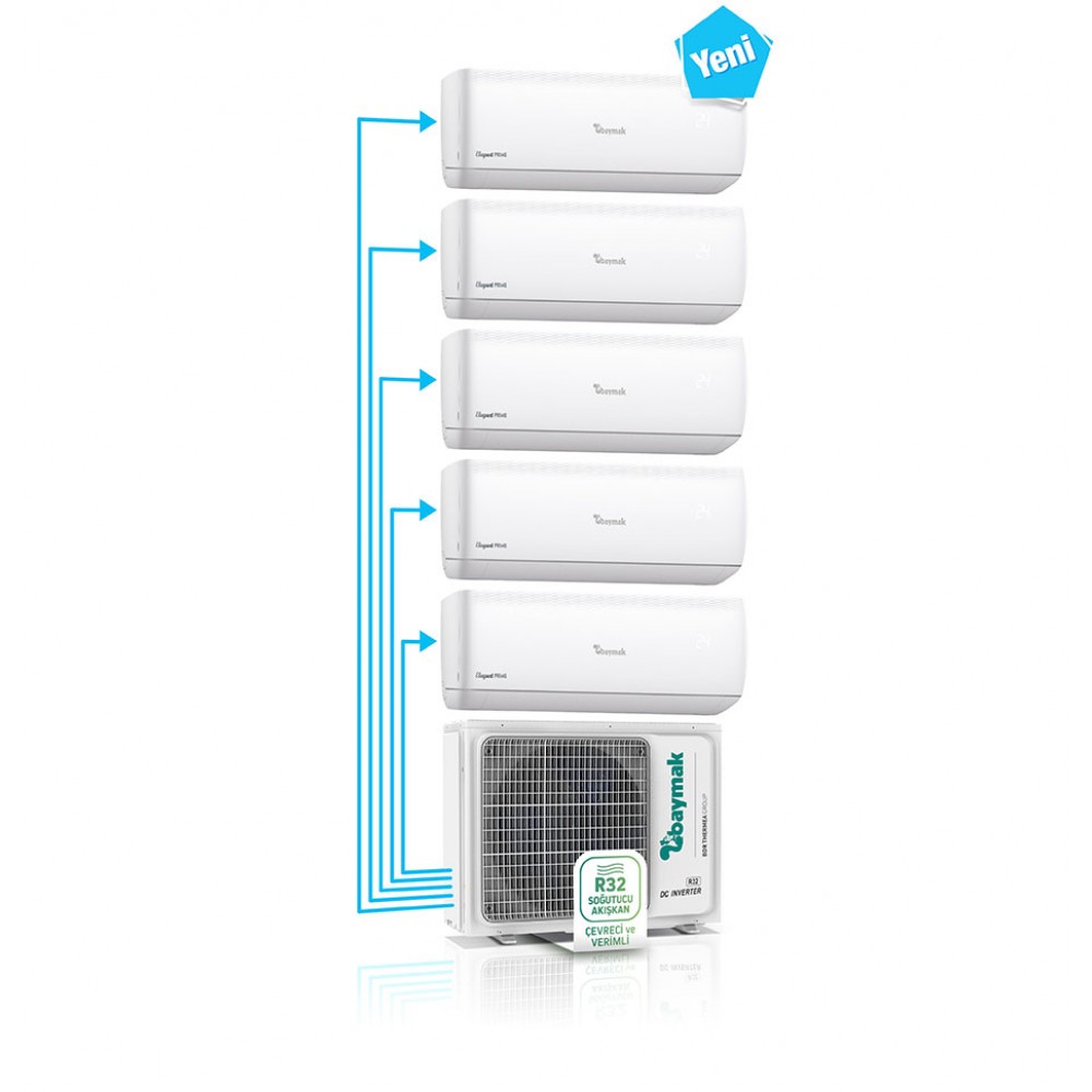 Baymak Elegant Prime Multi Klima 42Btu (Dış Ünite)
